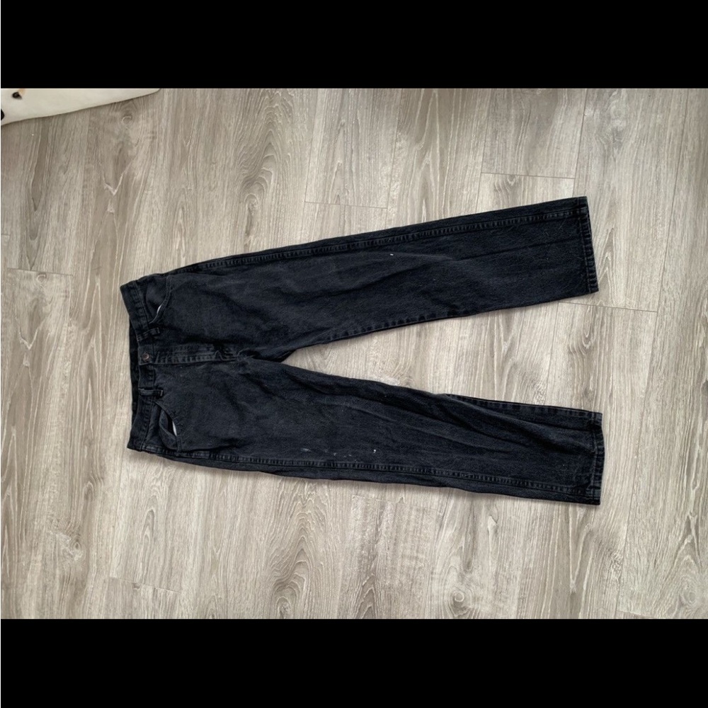 Men's Black Wrangler rustler y2k Jeans
